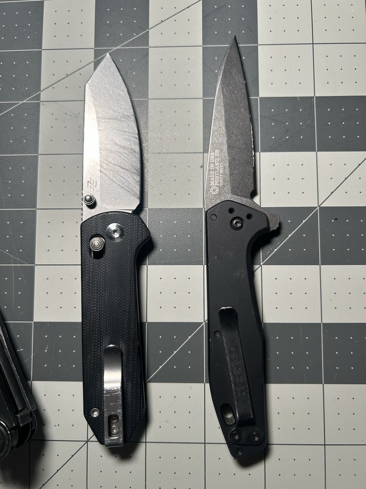 Gerber Center Drive Multi-Tool and Fast Ball Knife USA Made, And Civivi Axis