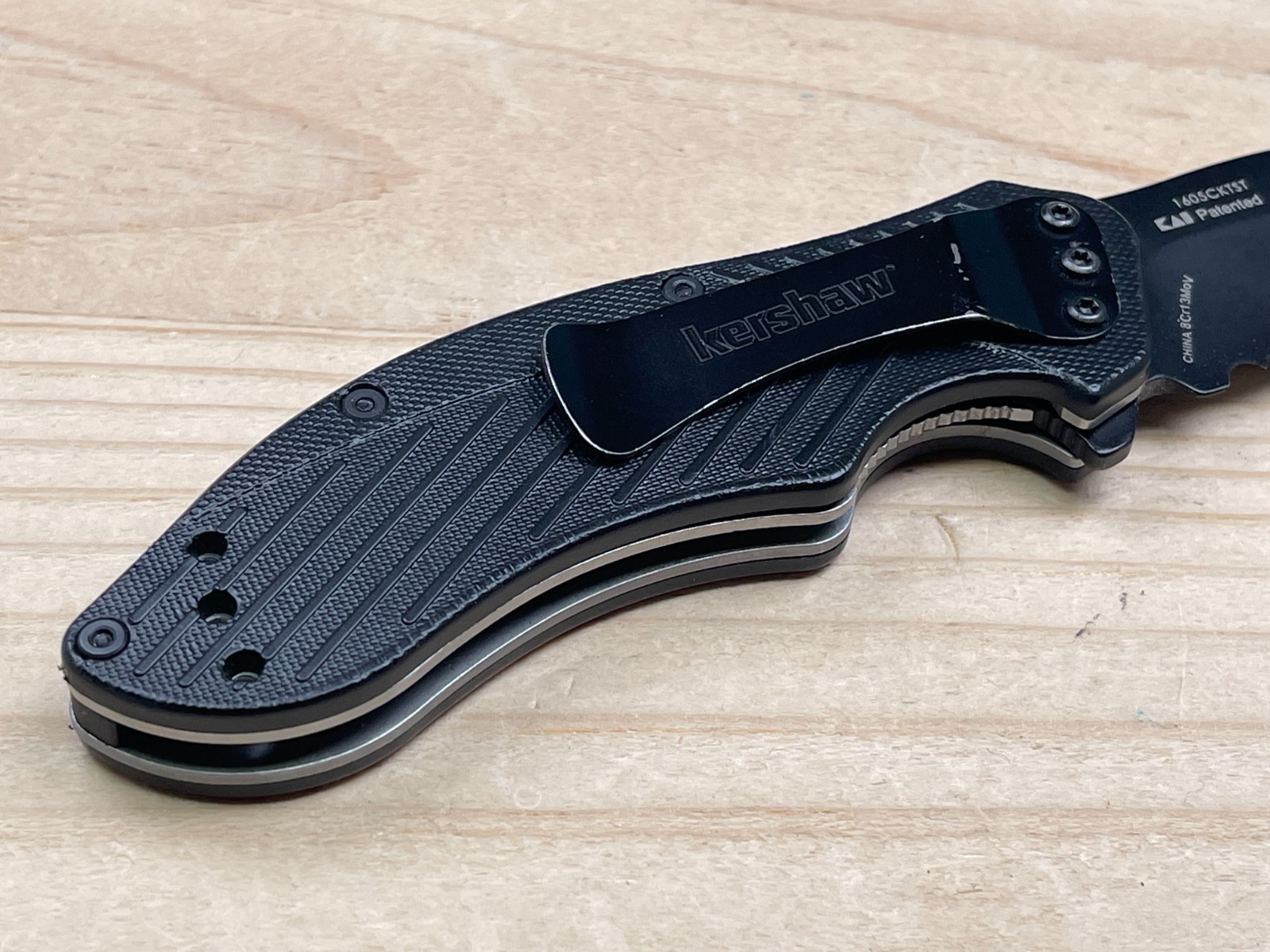 Kershaw 1605CKTST Clash Black A/O SpeedSafe Ken Onion Folding Pocket Knife