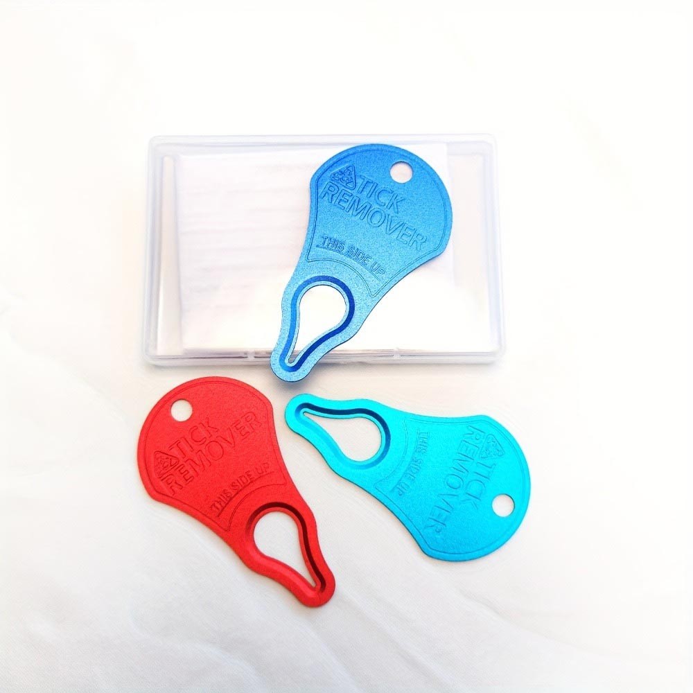 Lightweight Durable Sharp Precision Ergonomic 3-Piece Portable Tick Remover Tool