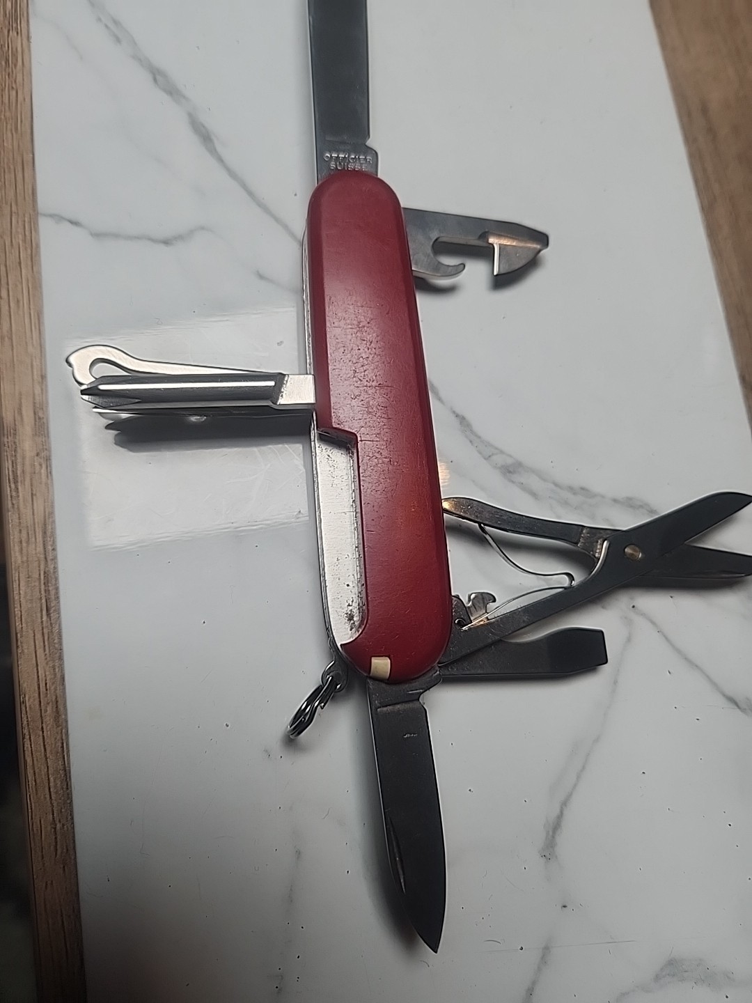 Victorinox Officier Suisse Swiss made stainless Swiss Army Knife