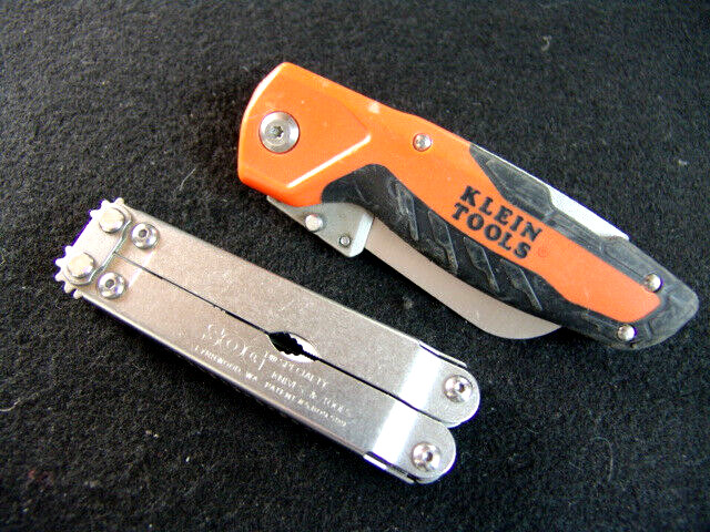 SOG POWER ACCESS-MULTI TOOL-CASE-KLEIN TOOLS-FOLDING-LOCKING-UTILITY KNIFE-EXLNT