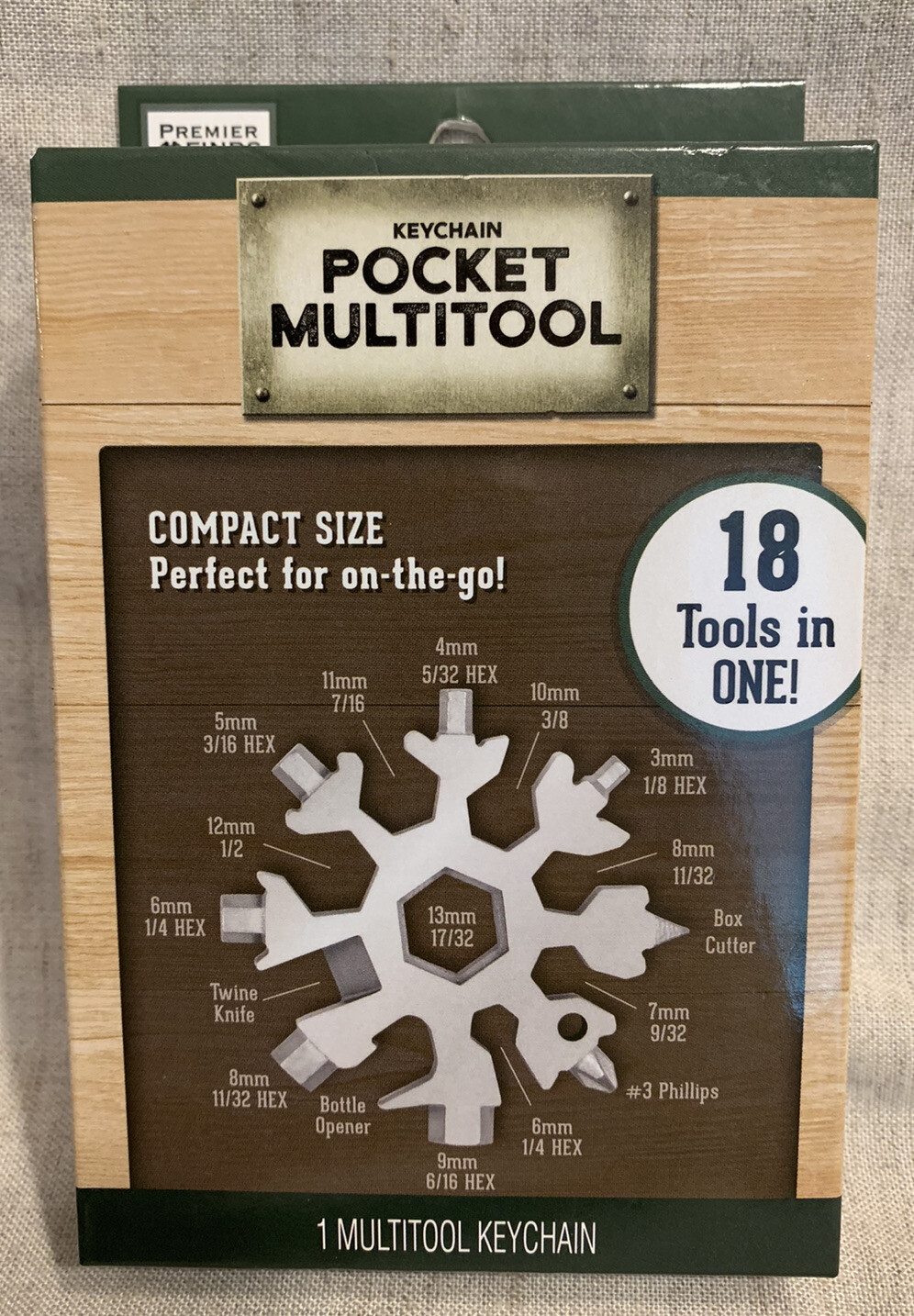 Key Chain Pocket Multi-Tool 18 Tools in One! Compact Size
