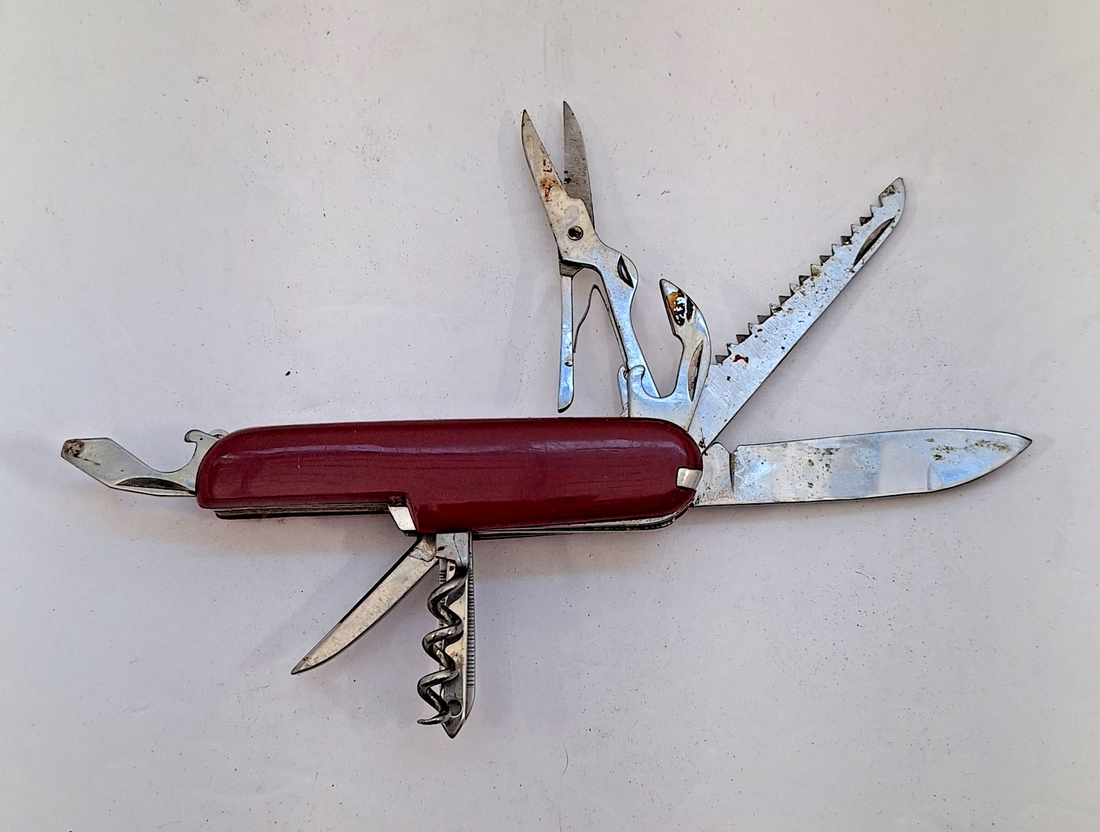 Set of Five Multitools, Many Functions, Includes a Victorinox Swiss Made