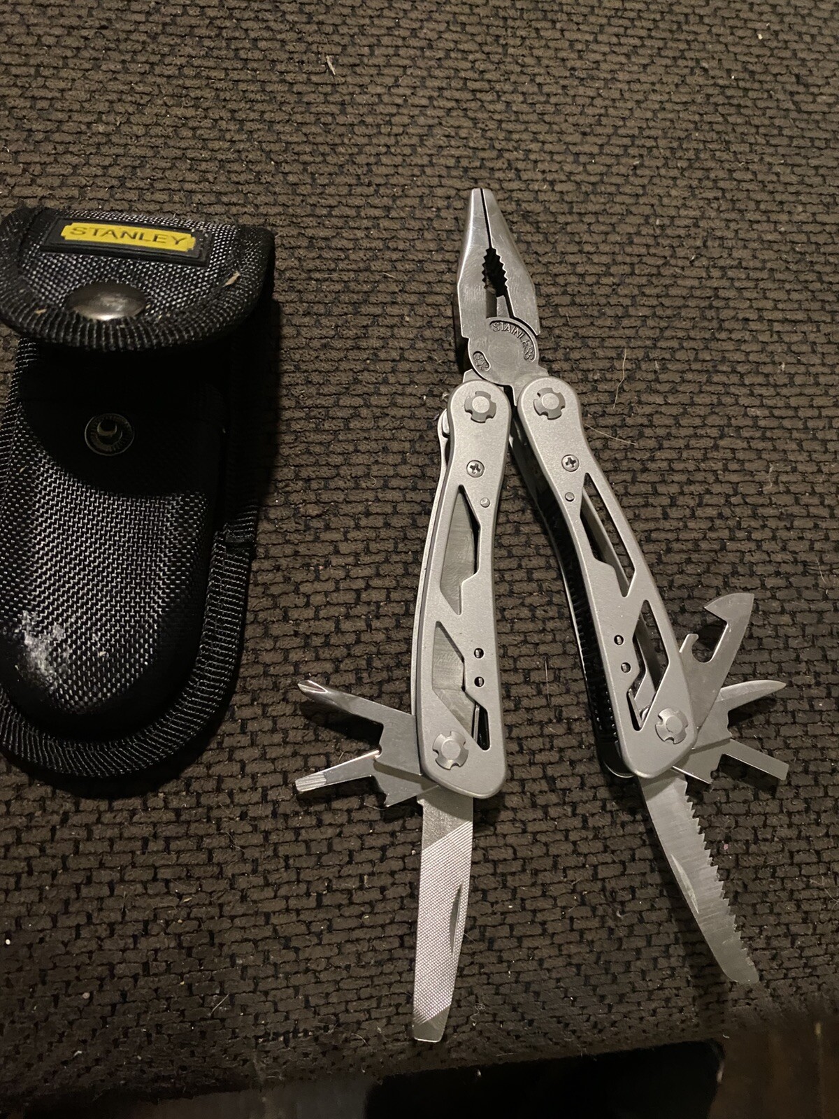 Stanley Stainless Steel Multi-Function Tool with Carrying Pouch