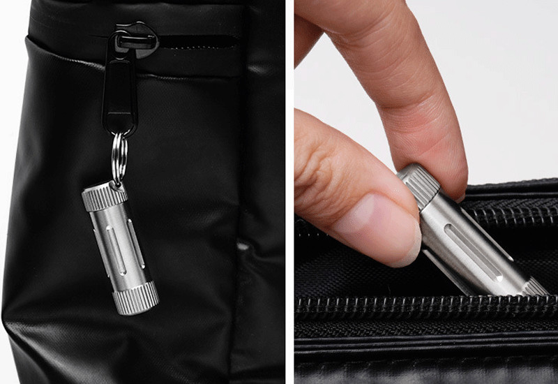 EDC Titanium Waterproof Pill Storage Box Outdoor Travel Survival Container Tool