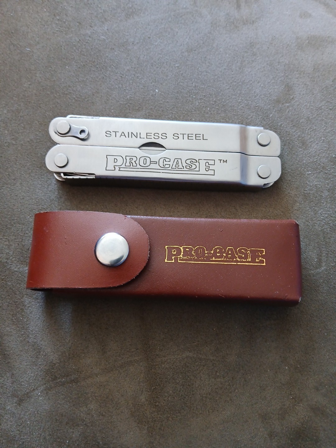 Pro-Case Stainless Steel Multi-Tool With Sheath—