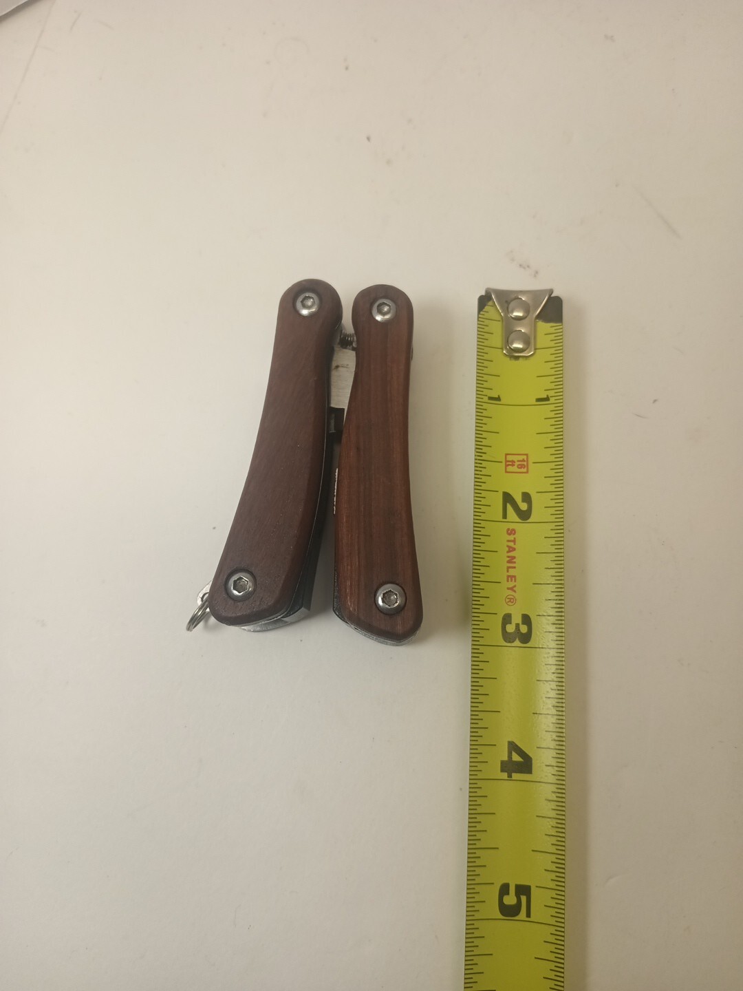Mini Multi-Tool Pocket Pliers Wood Handle