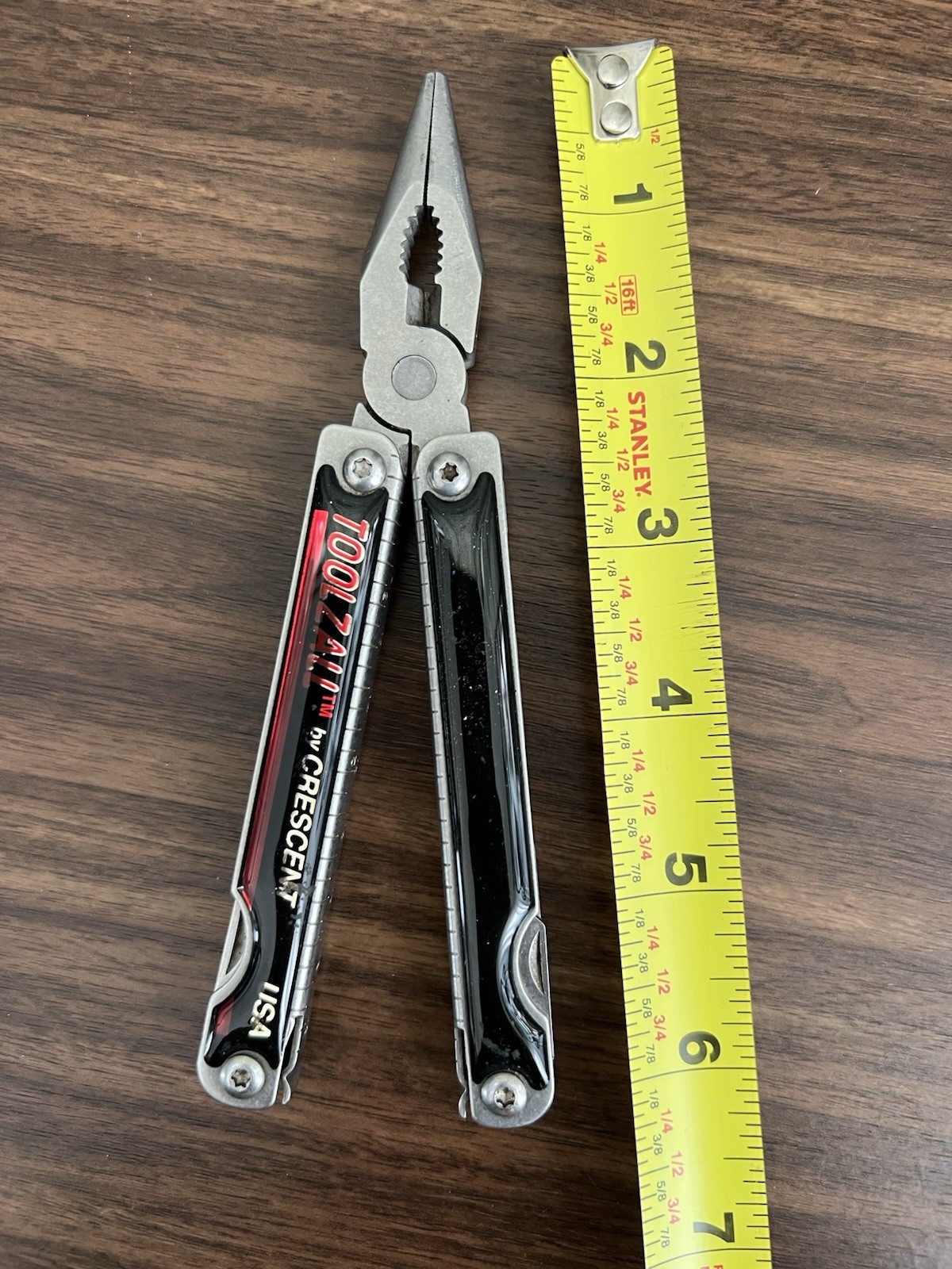 Crescent ToolZall Multi-Tool USA Needle Nose Pliers Fair *Needs Restoration