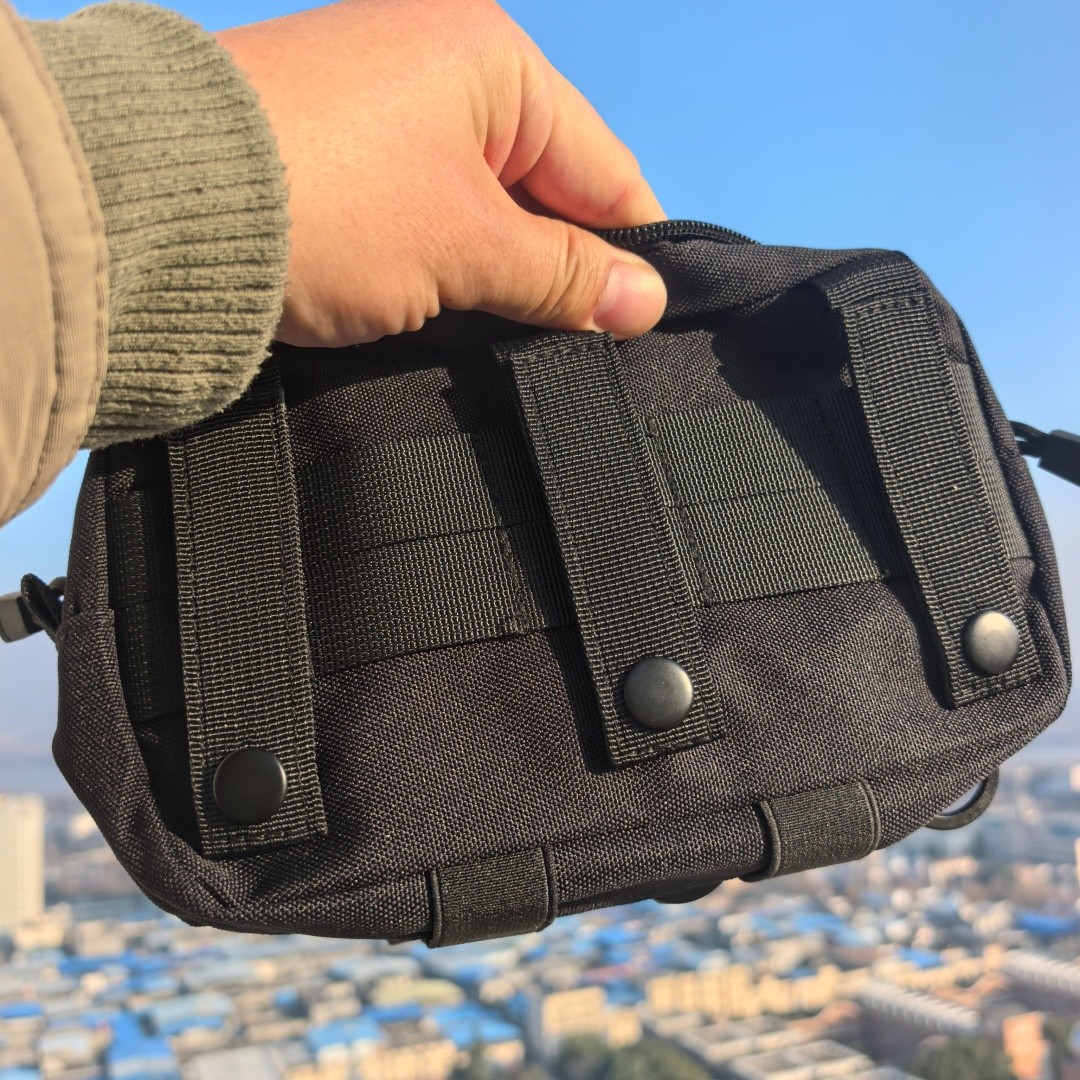 22x12x5cm EDC Tactical accessory waist bag Toolkit Black