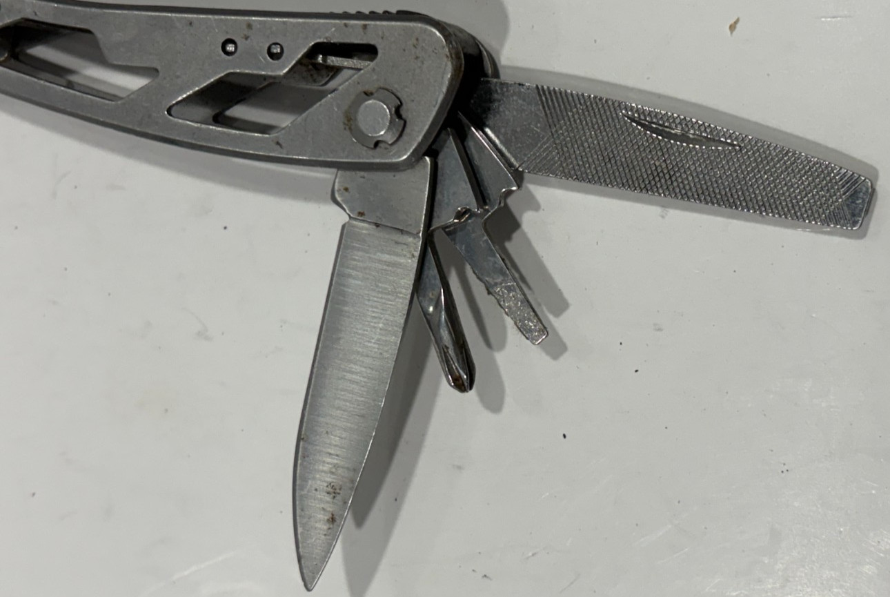 Stanley 12 in 1 Multi Tool Pliers Knife Stainless Folding Exc. Condition