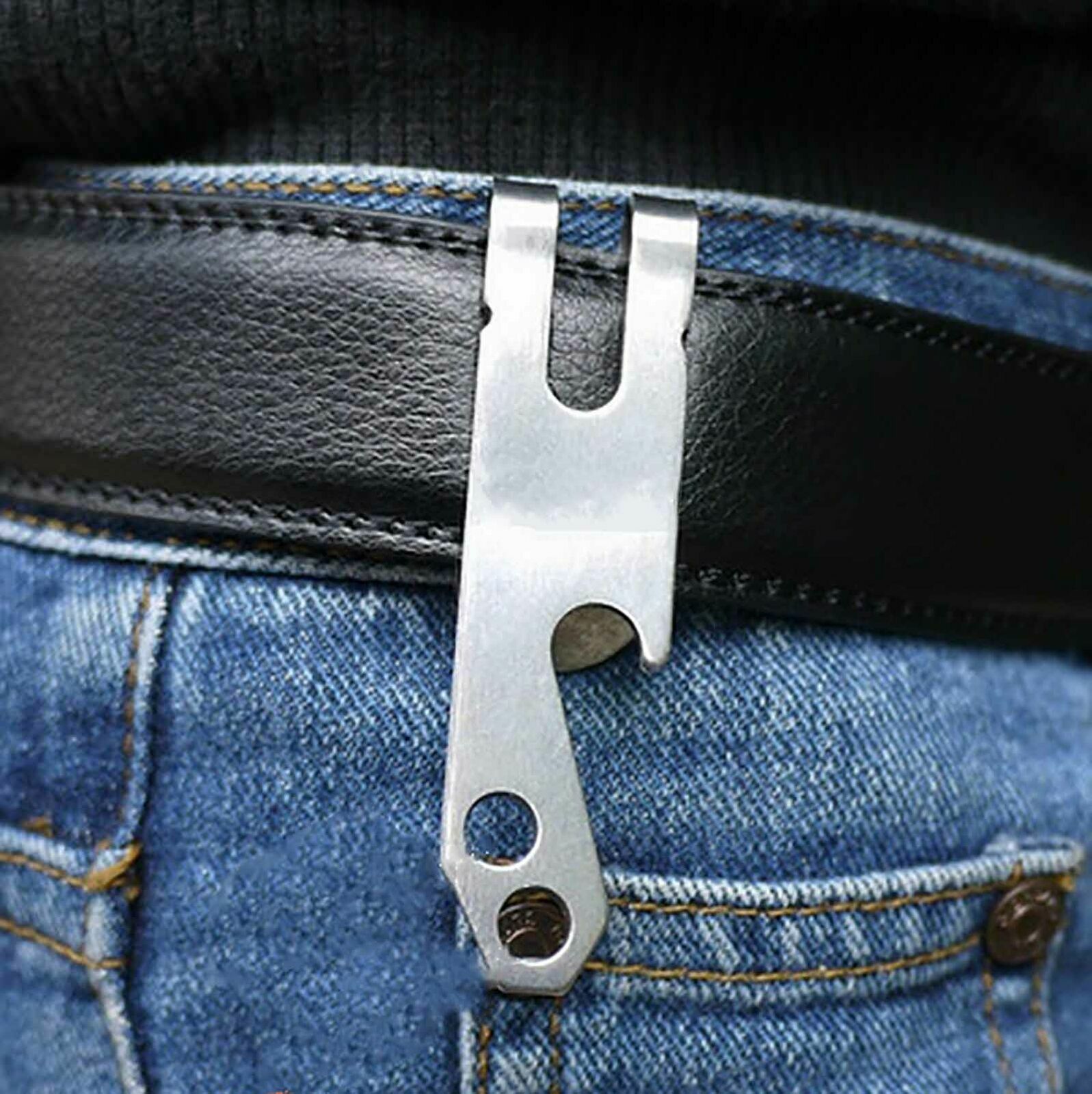 Stainless Cat EDC GEAR Money Clip Bottle Opener Screwdriver Pocket Multi Tool