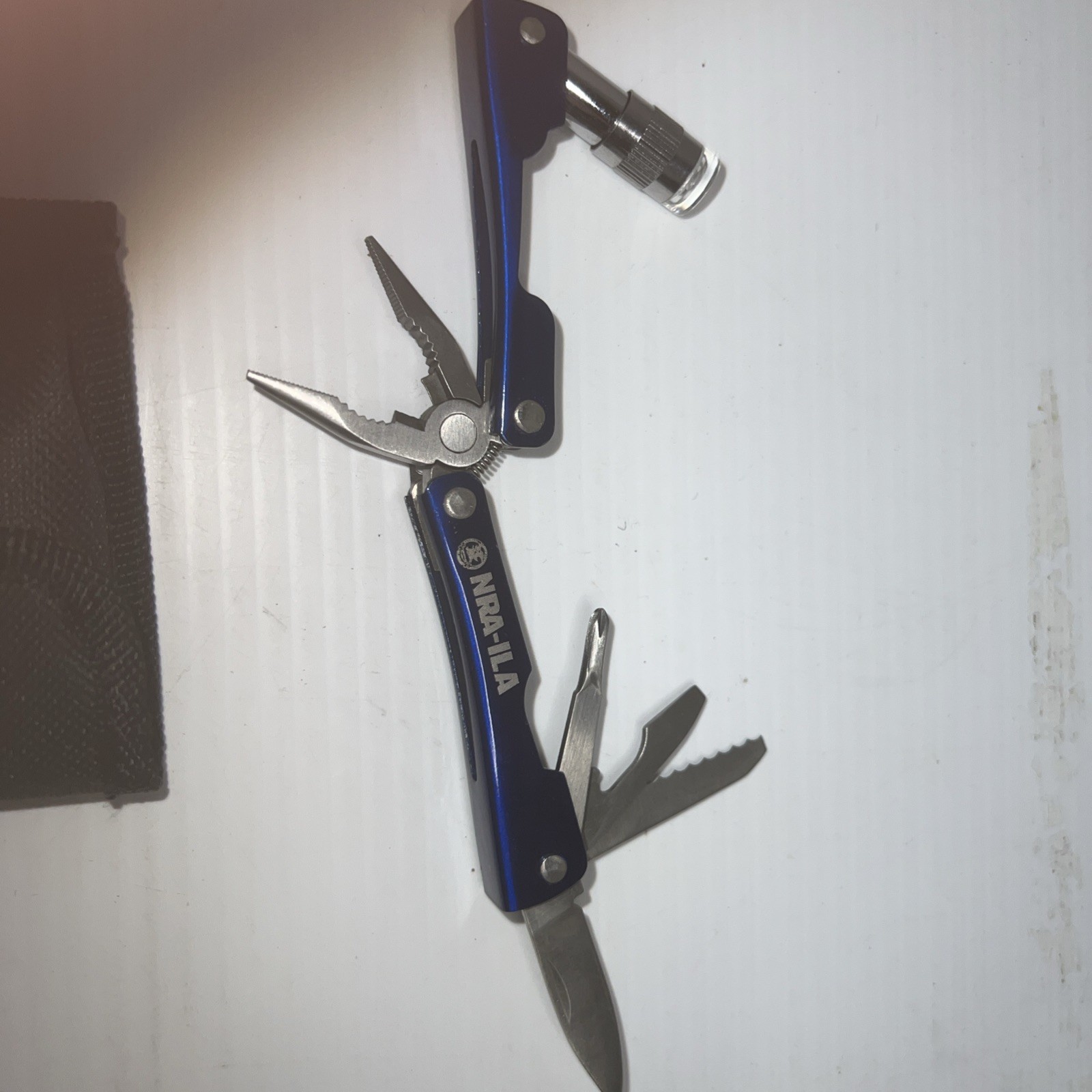 Stone River Trading Company Pocket Utility Knife Pliers Driver With Case NRA-ILA