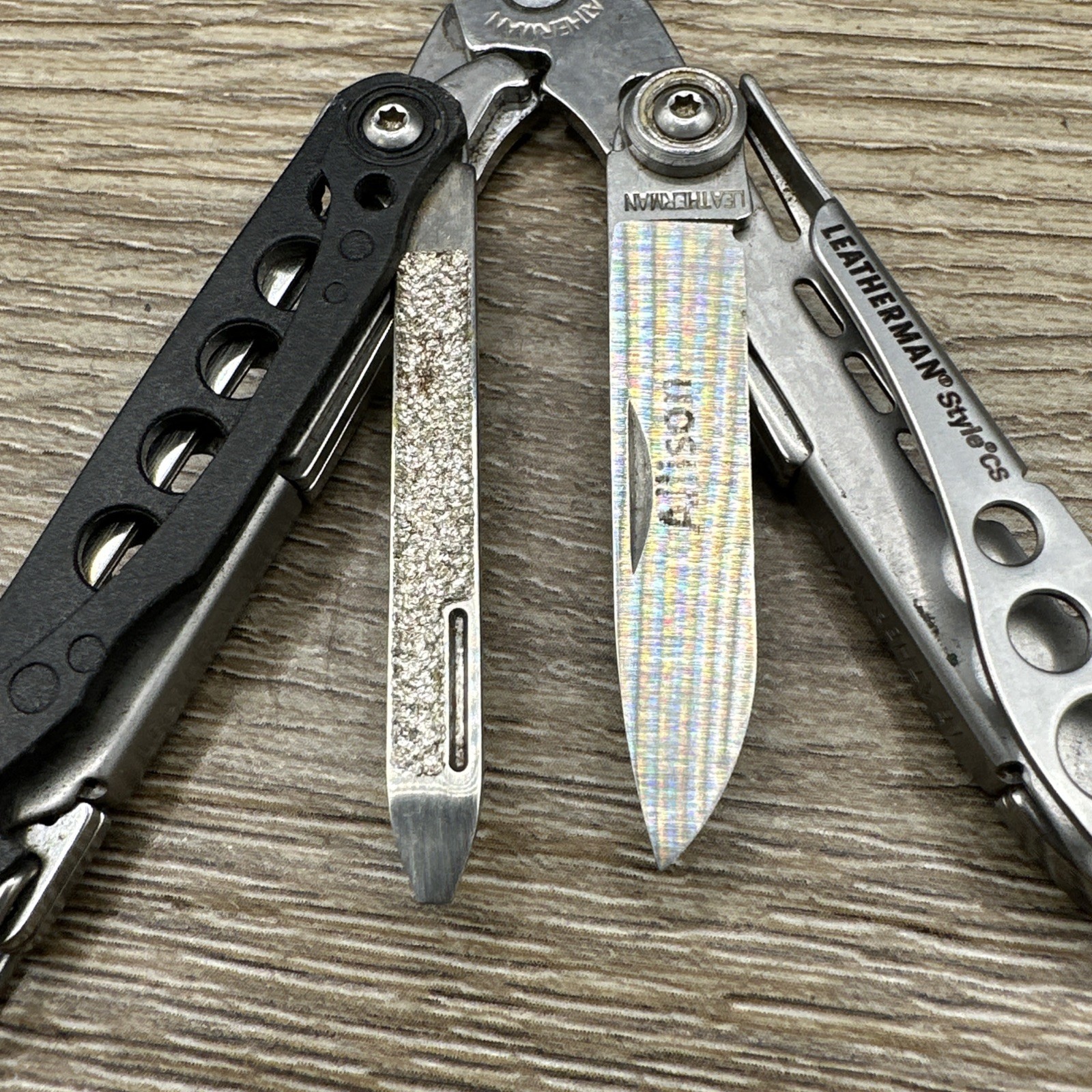 Retired Leatherman Style CS Multi Tool Knife File Scissor Carabiner Discontinued