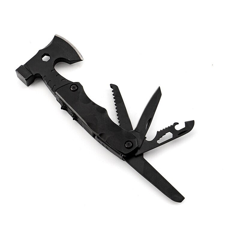 Best Multi Function Purpose Axe Hatchet Hammer Knife Tool Camping Survival Steel