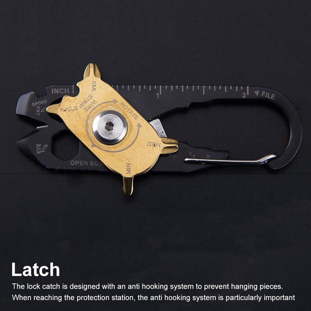 20 in1 Pocket Portable Gadget Mini Useful Utility Multi Tool Keychain EDC