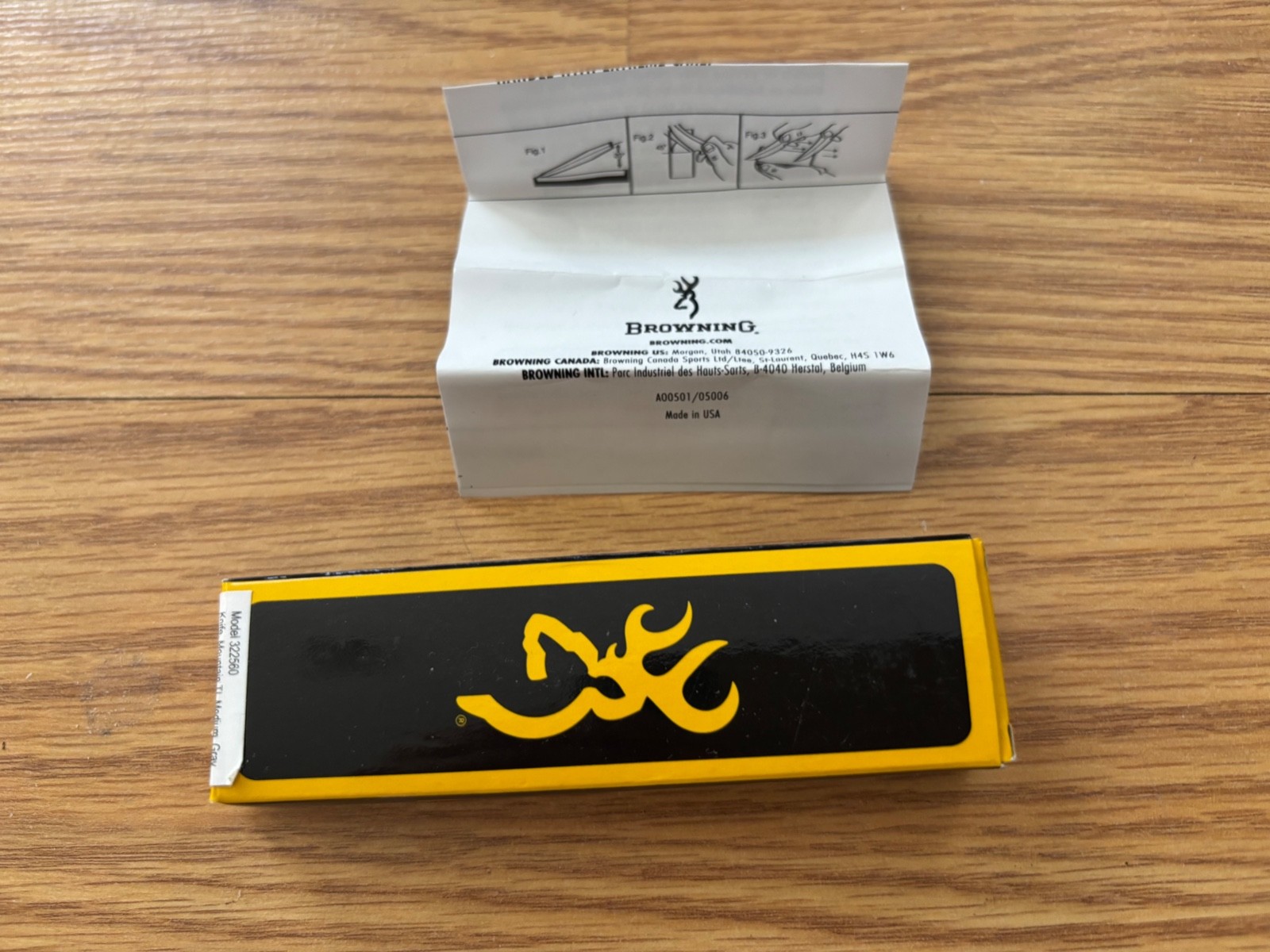 BROWNING 332560 FOLDING KNIFE NEW