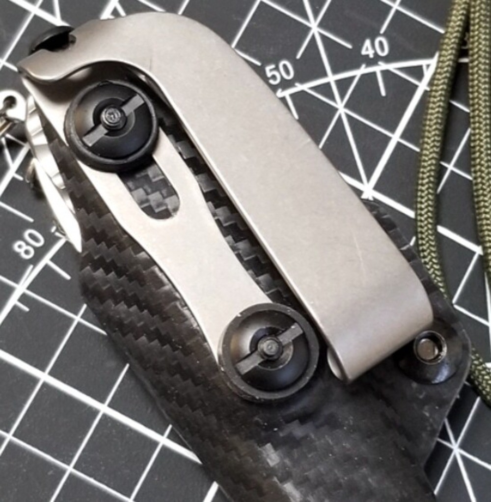 1 PC Titanium Alloy Pocket Clip Tool Back Clip EDC Small Outdoor Pocket Tool