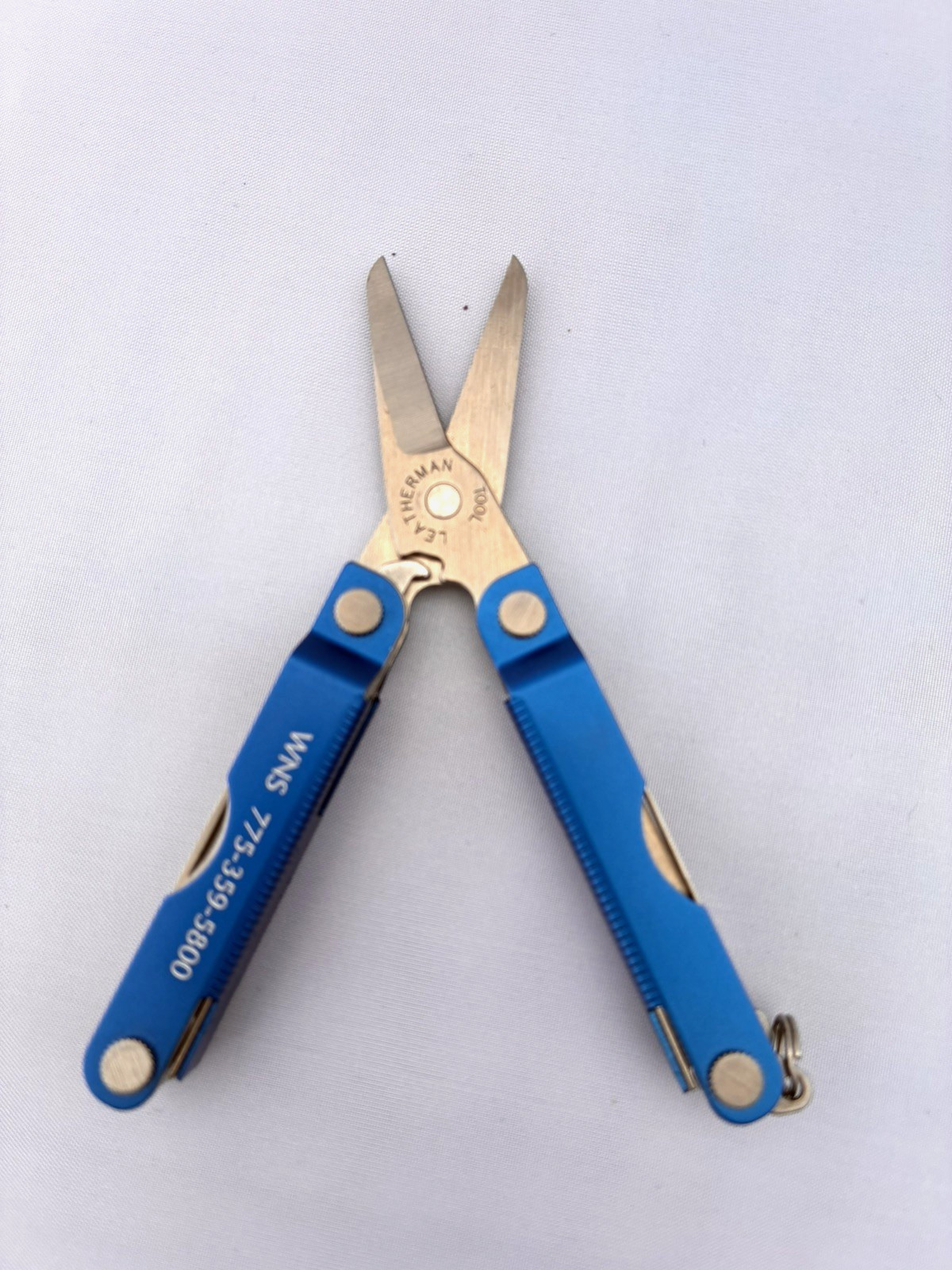 Vintage Original Leatherman Micra Blue Multitool 2002 New Old Stock Made in USA