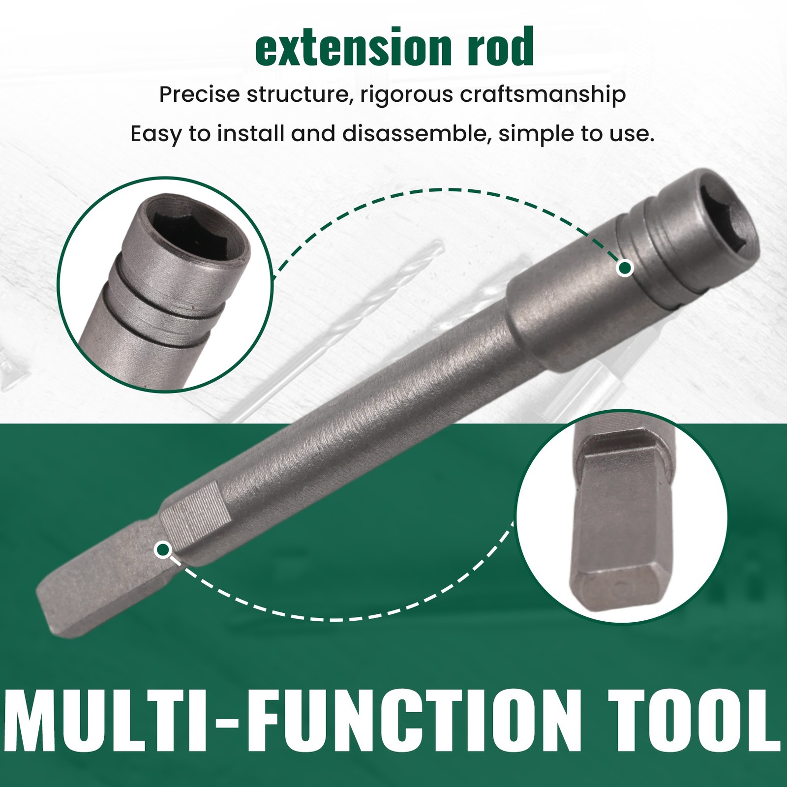 Bit Kit Driver Extender Multitool Accessories Bit Kit 1/4″ Hex Bits Adapter P1X8