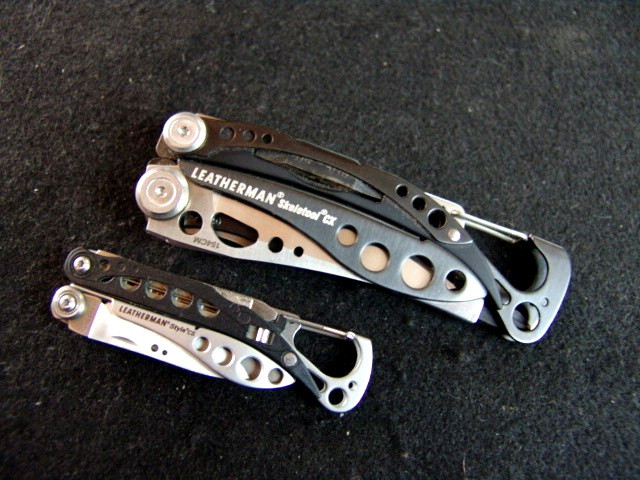 LEATHERMAN SKELETOOL CX-MULTI TOOL & RETIRED STYLE CS-EXCELLENT-LOT 2