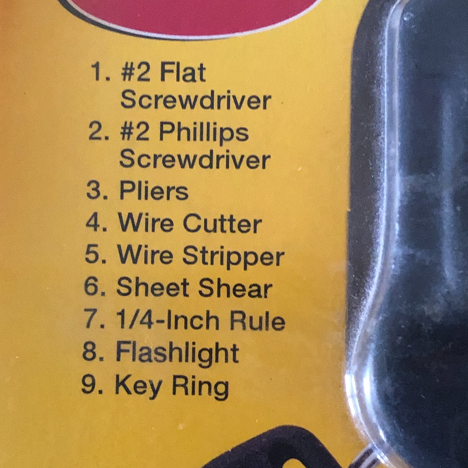 Swiss Tech Micro-Pro 9 In 1 Key Ring Tool New in Package Solid Stainless
