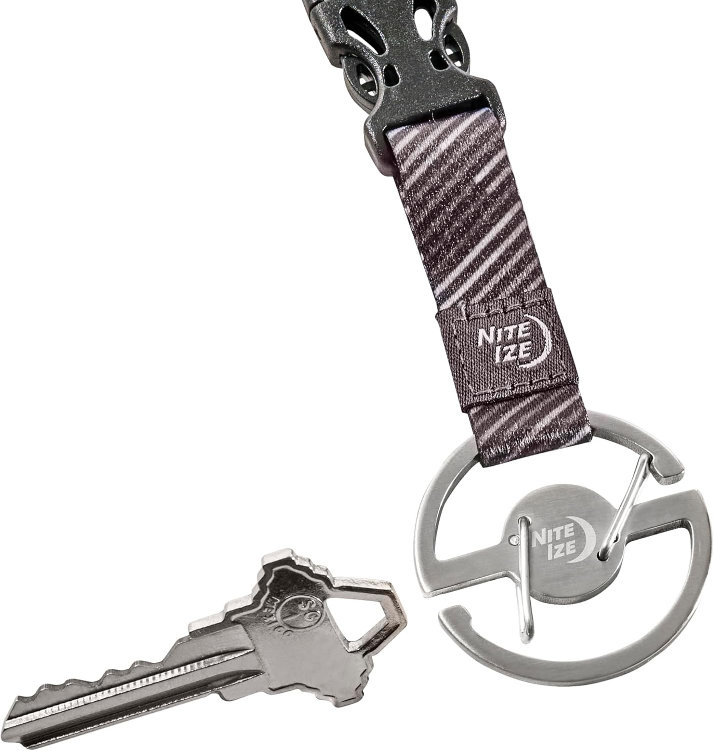 Nite Ize Medallion Key Lanyard with Stainless Steel Key Ring