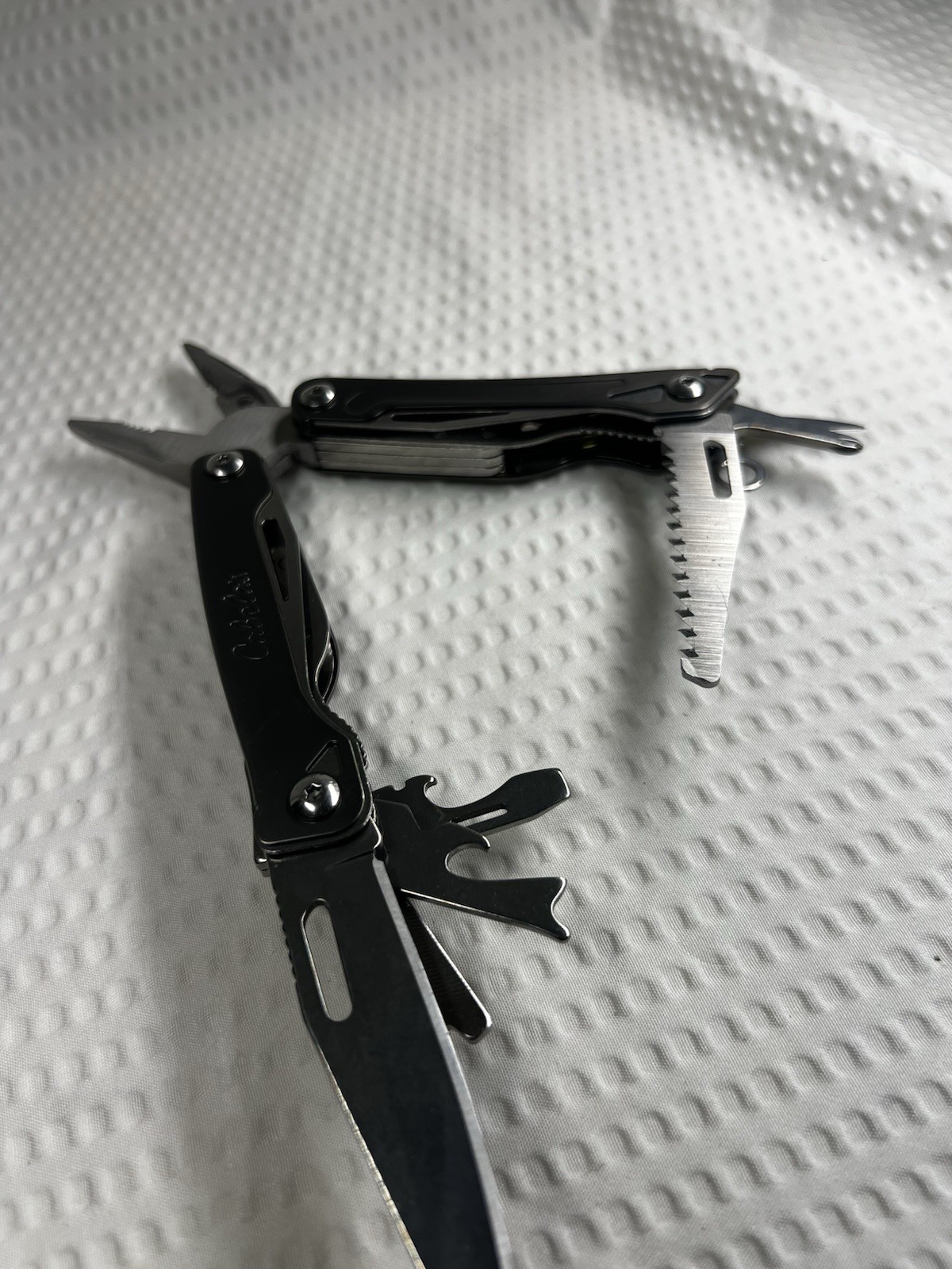 Cabela’s 14-in-1 Folding Multi-Tool Pliers Knife Stainless Steel