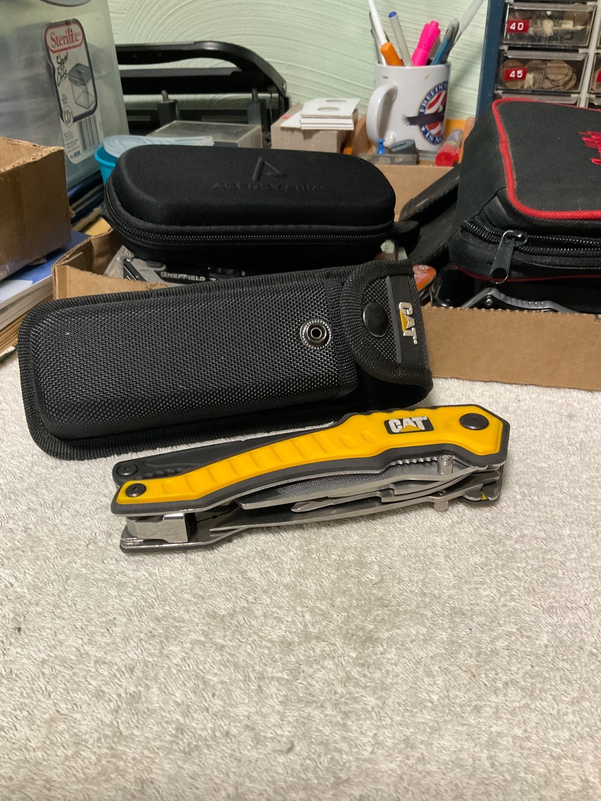 new CAT multitool with case.