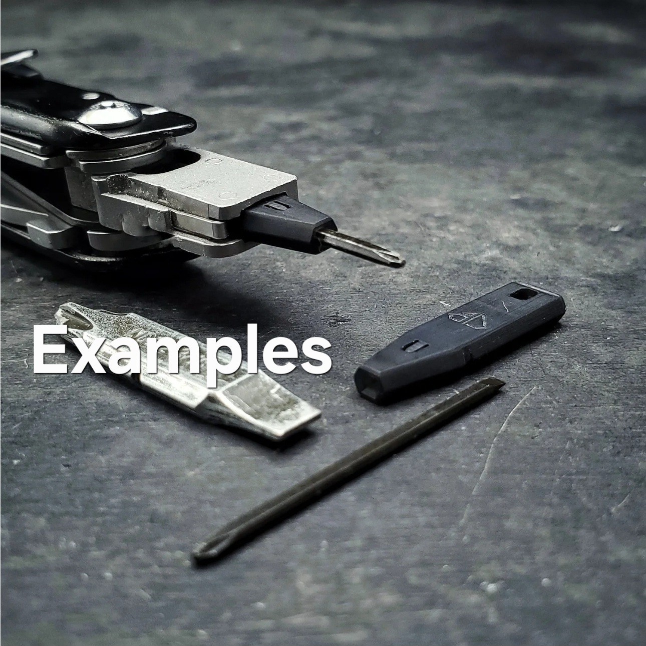 Leatherman Replacement 2 Bits And Screwdriver Eyeglass With Adapter 3D