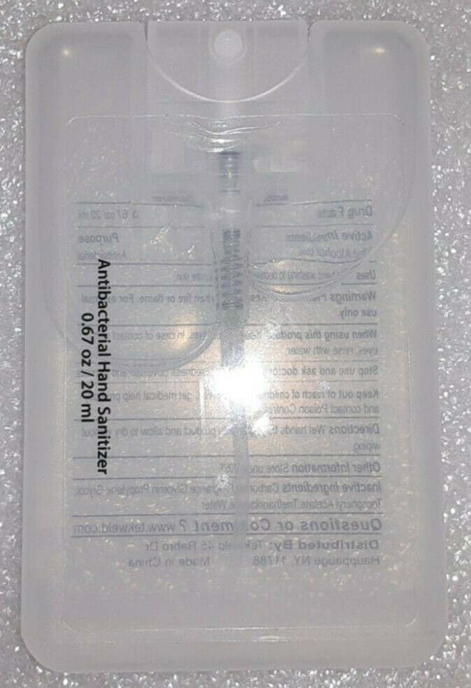 0.67oz. Credit Card Shape spray Bottle ethyl ALCOHOL (TWO PACK) – EDC, Survival