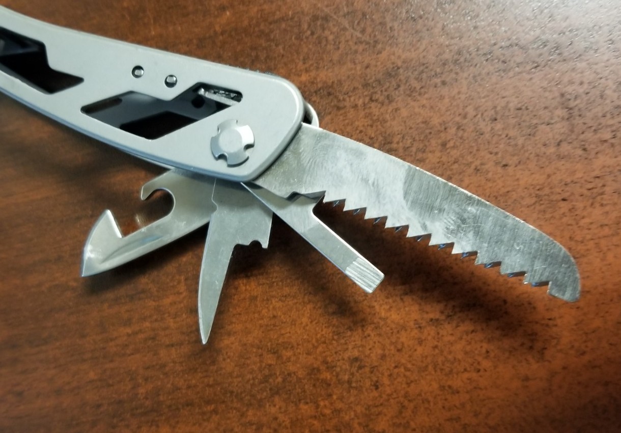 STANLEY 12-in-1 Multi-Tool with Belt Loop Pouch Stainless Steel