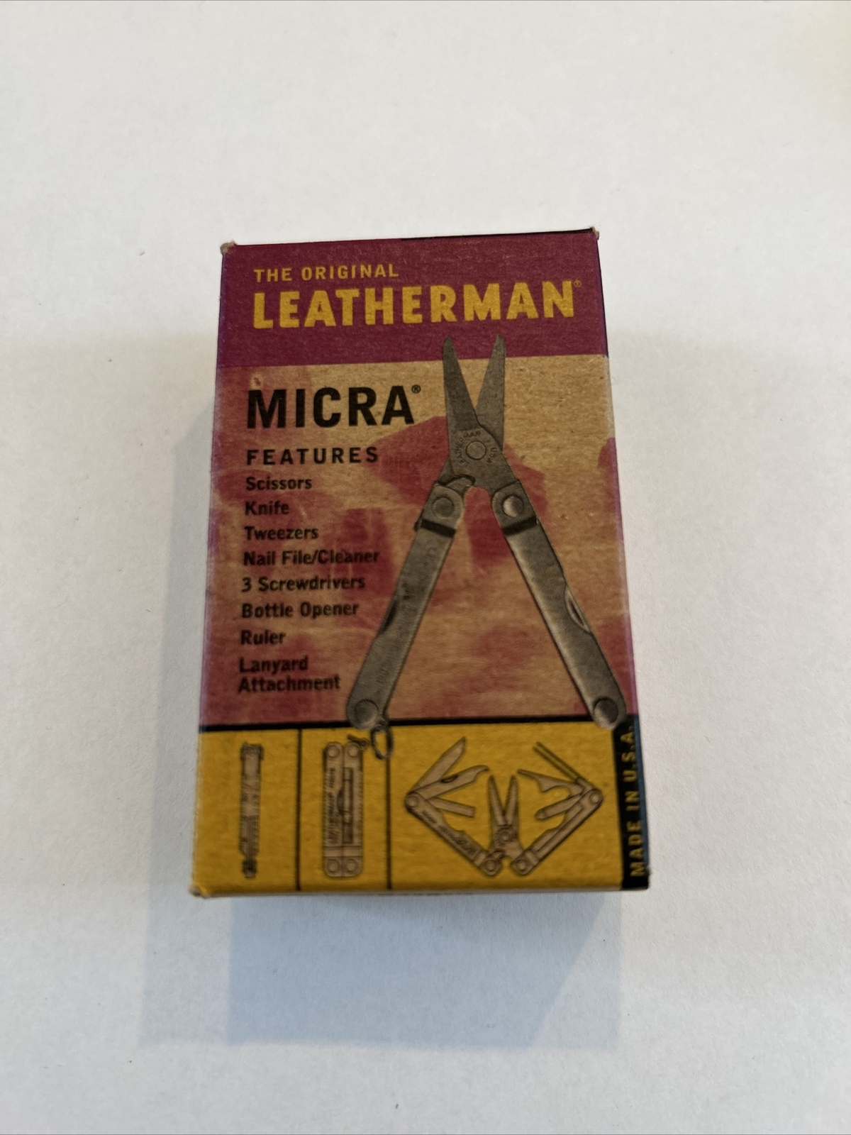 Leatherman – Original Micra (Stamped 09/99) New In Box with original user guide