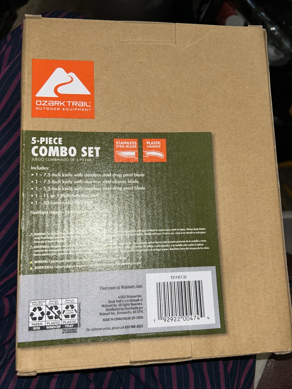 Ozark Trail 5 Piece Combo Set Outie Equipment Outdoor