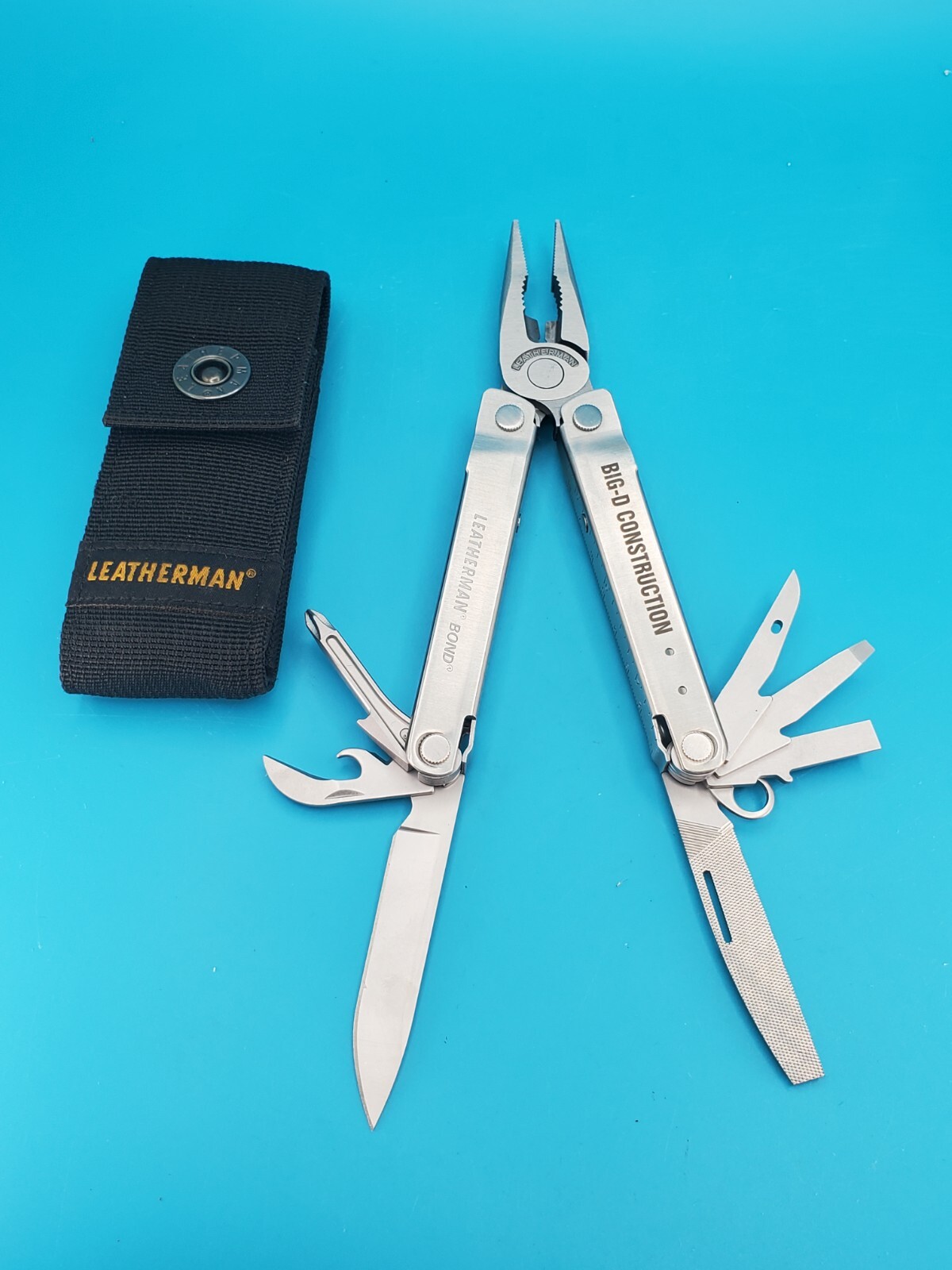LEATHERMAN Bond Multitoo! With Sheath! BIG-D CONSTRUCTION