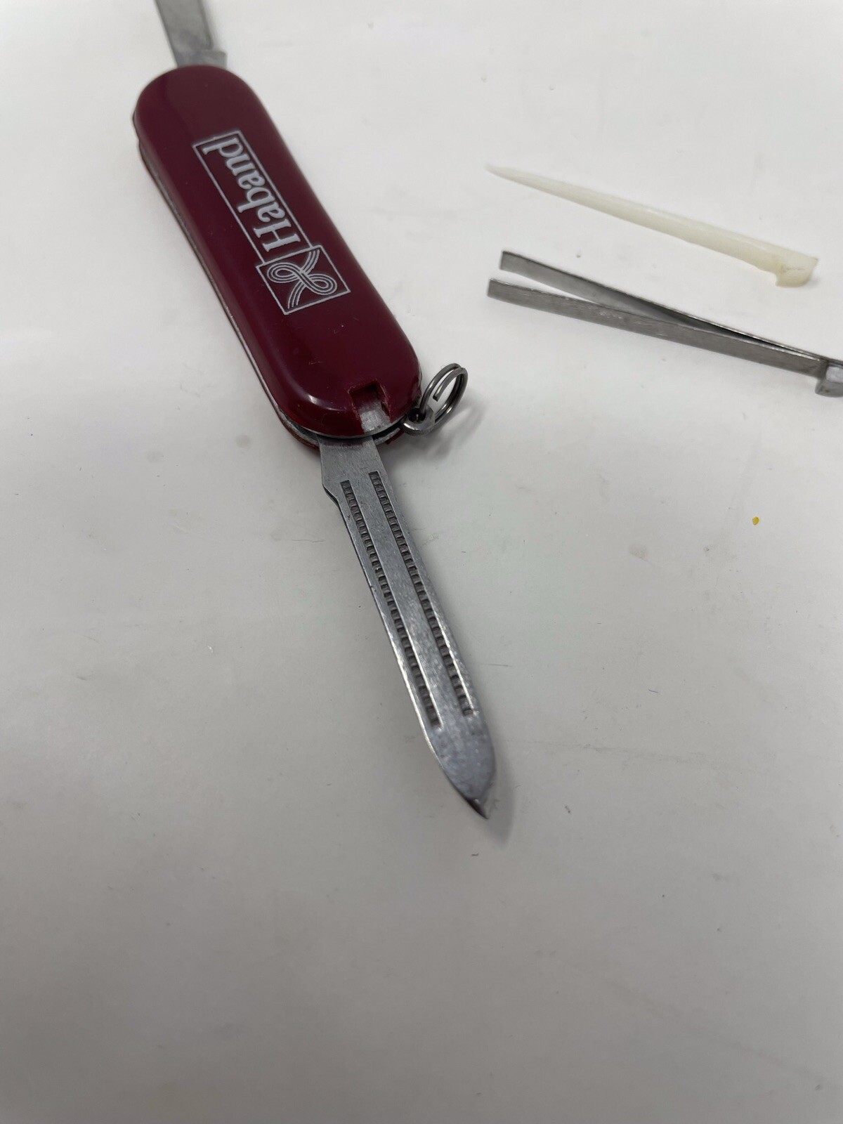 Haband Advertising Multi Function File Tweezers & Toothpick Pocket Knife