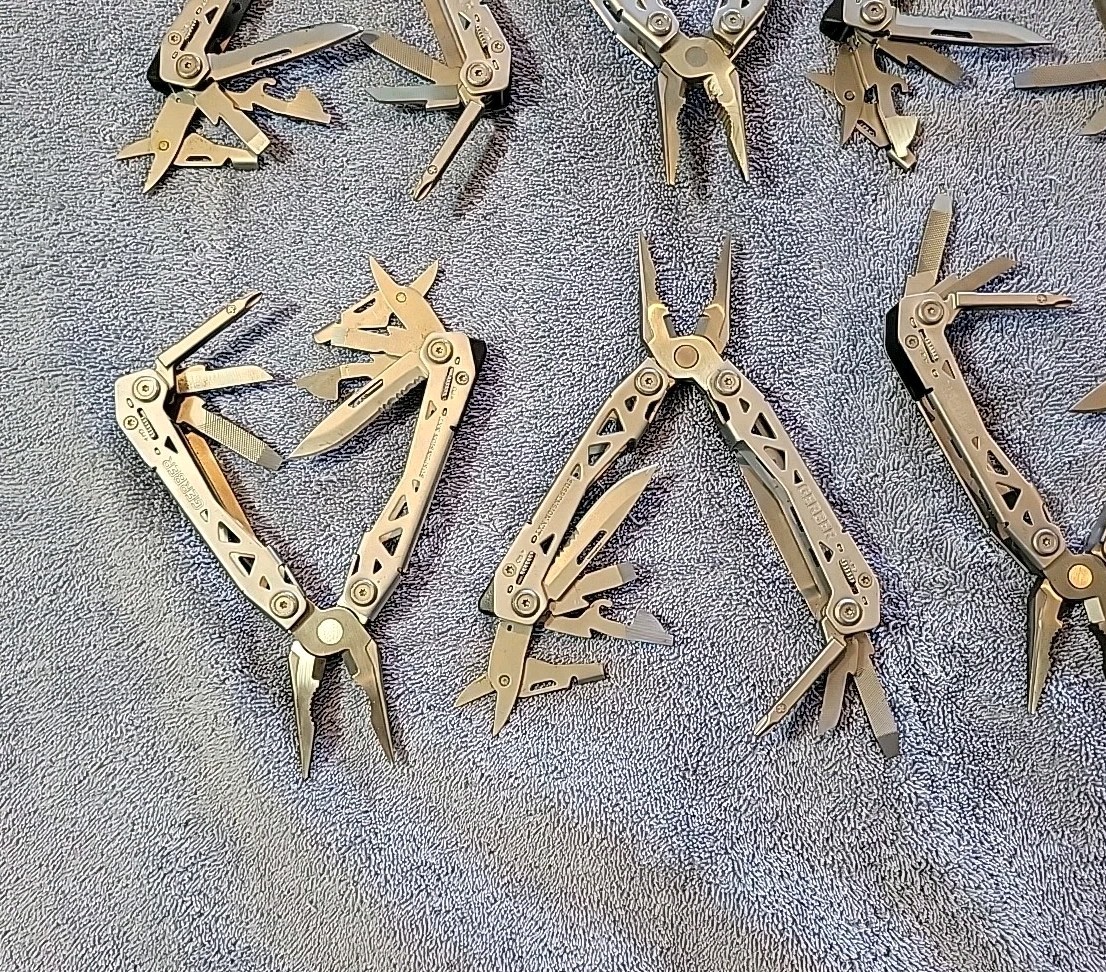 Gerber Suspension NXT Multi Tools – LOT OF 12 – Pliers, Scissors, Knife, File
