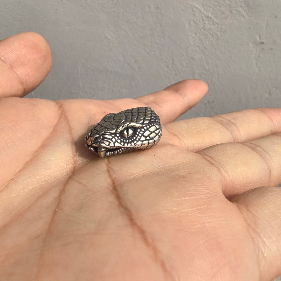 Cupronickel Snake Pendant Weaving Rope Jewelry Knife pendant