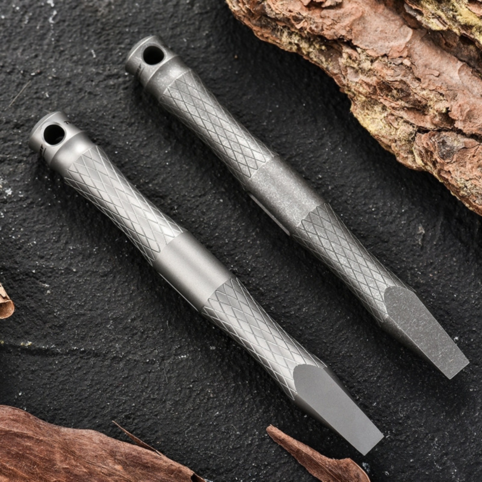 EDC Pry Bar Multi-Tool Stick Outdoor Camping Survival Tool Titanium Alloy