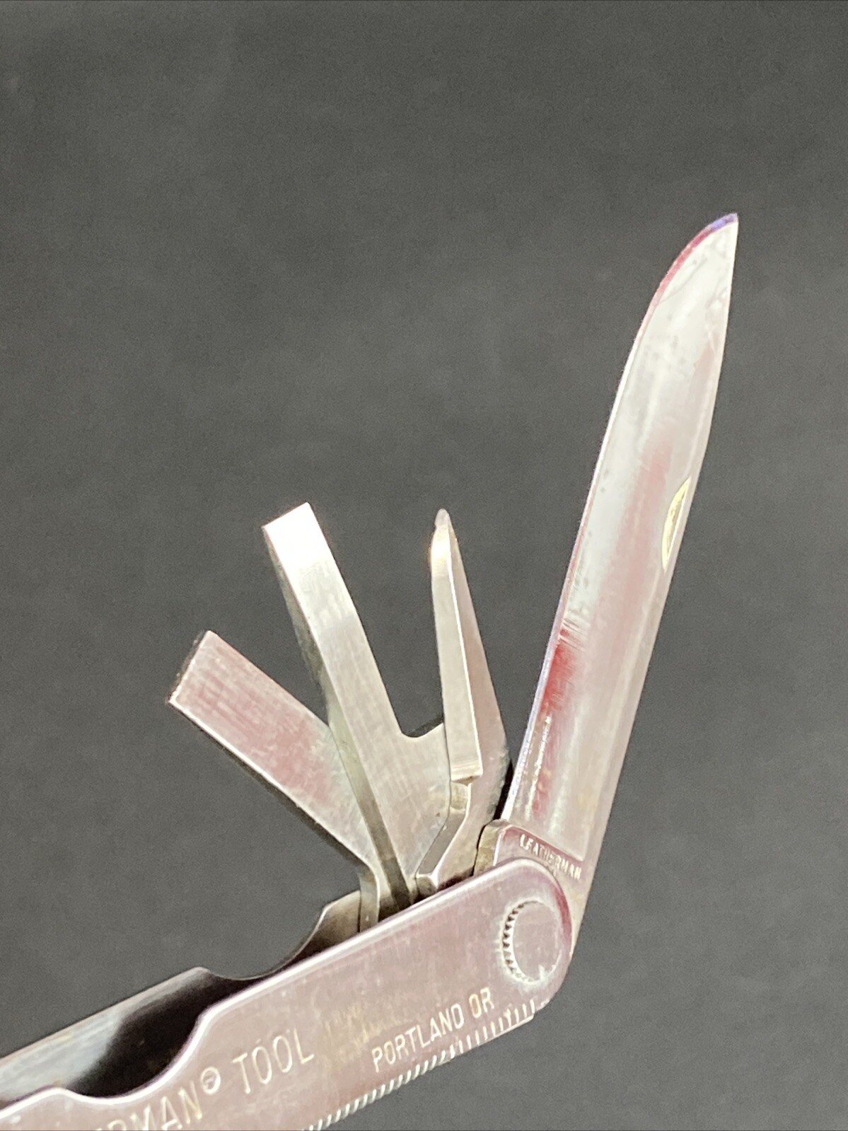Vintage 1990’s Genuine Leatherman Survival Mini Tool with Sheath Portland USA J3