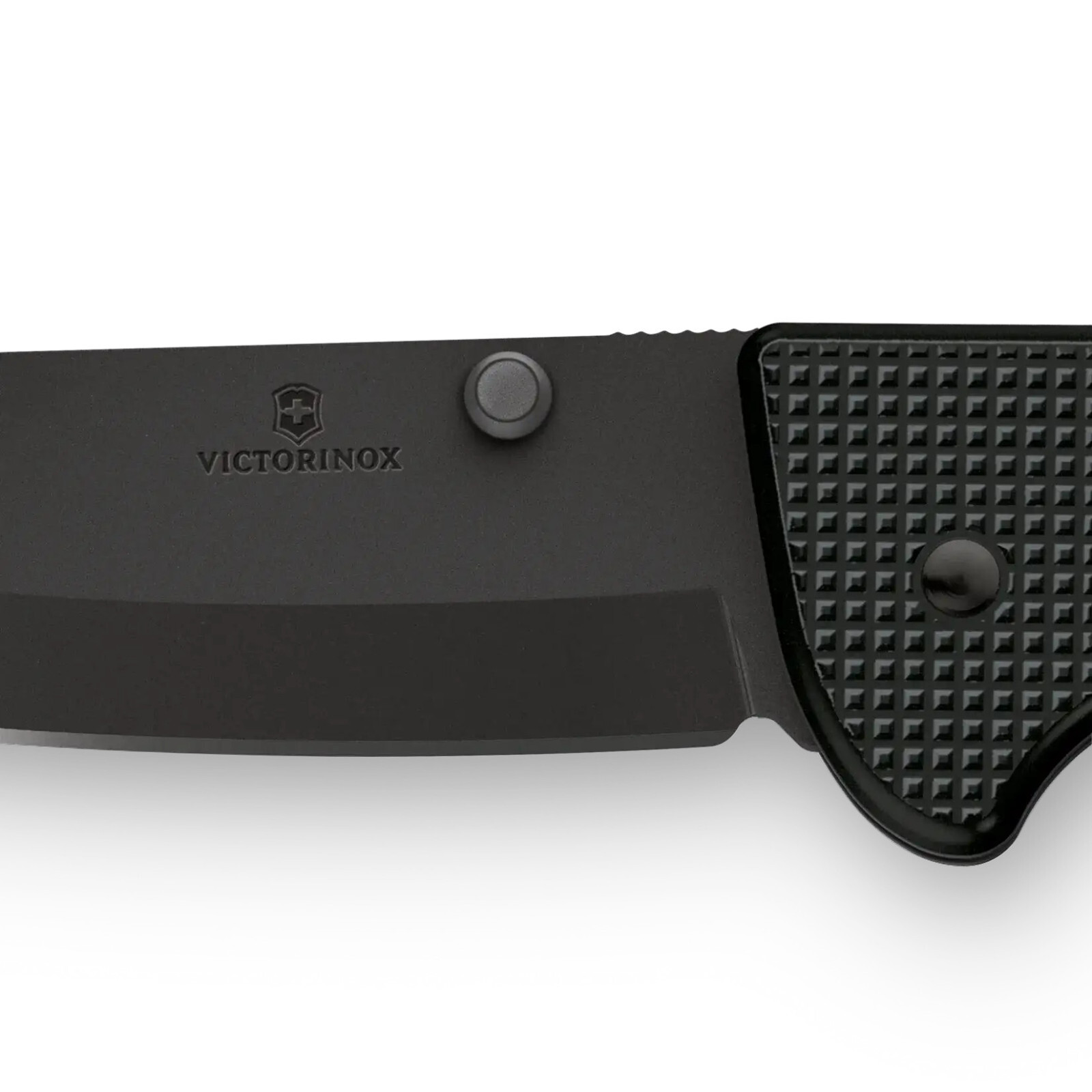 Victorinox Evoke BS Alox Large Pocket Folding Knife Black Single Hand Blade