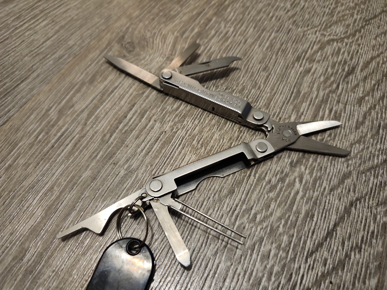 Leatherman Micra Multitool – Stainless Steel, Used, Good Condition