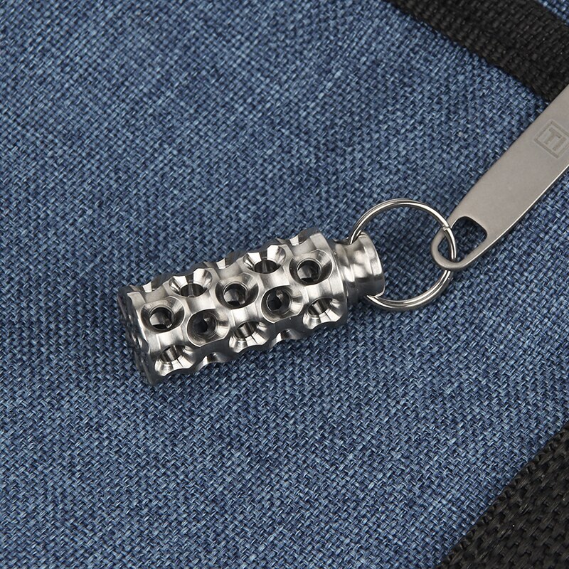 Hollow Out Multihole Titan Alloy Beads DIY Pendant Paracord Bead Accessories