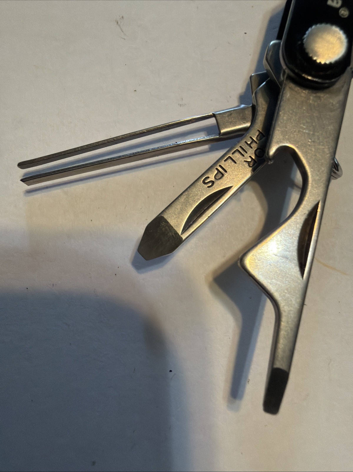 Leatherman Micra Multi-Tool Stainless Steel Blade Knife, Scissors, Key Ring