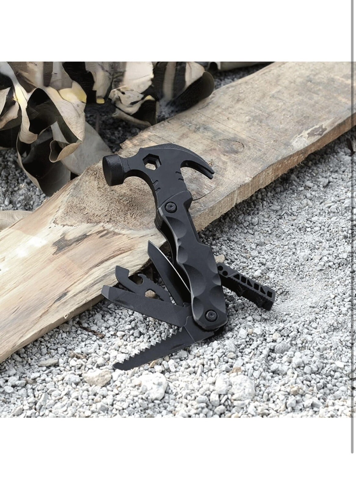 Multifunctional Life-saving Claw Hammer Car Survival Foldable Outdoor Tool /gray
