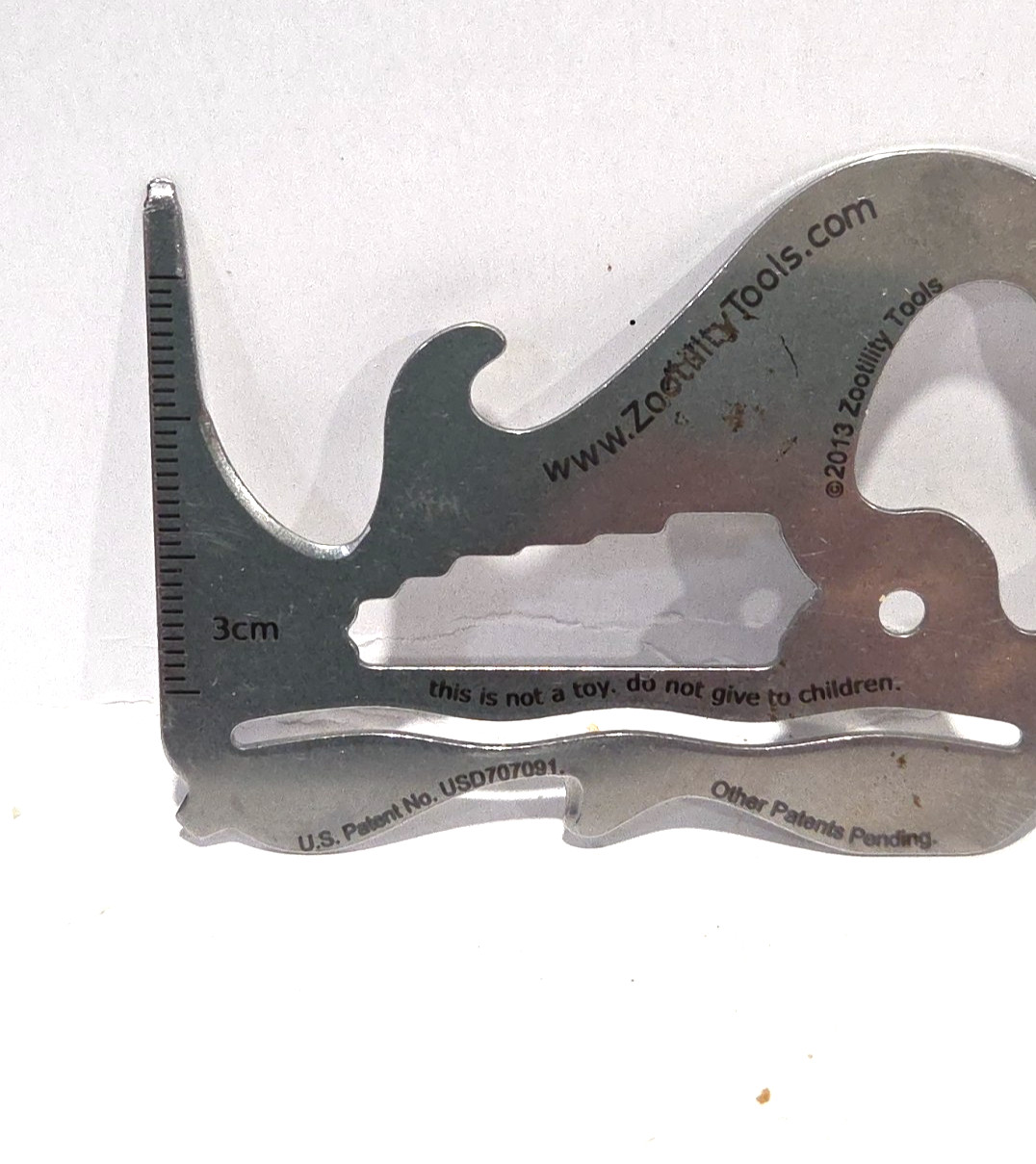 Zootility Tools Pocket Monkey Flat Multi Tool Fits Your Wallet Stainless Steel