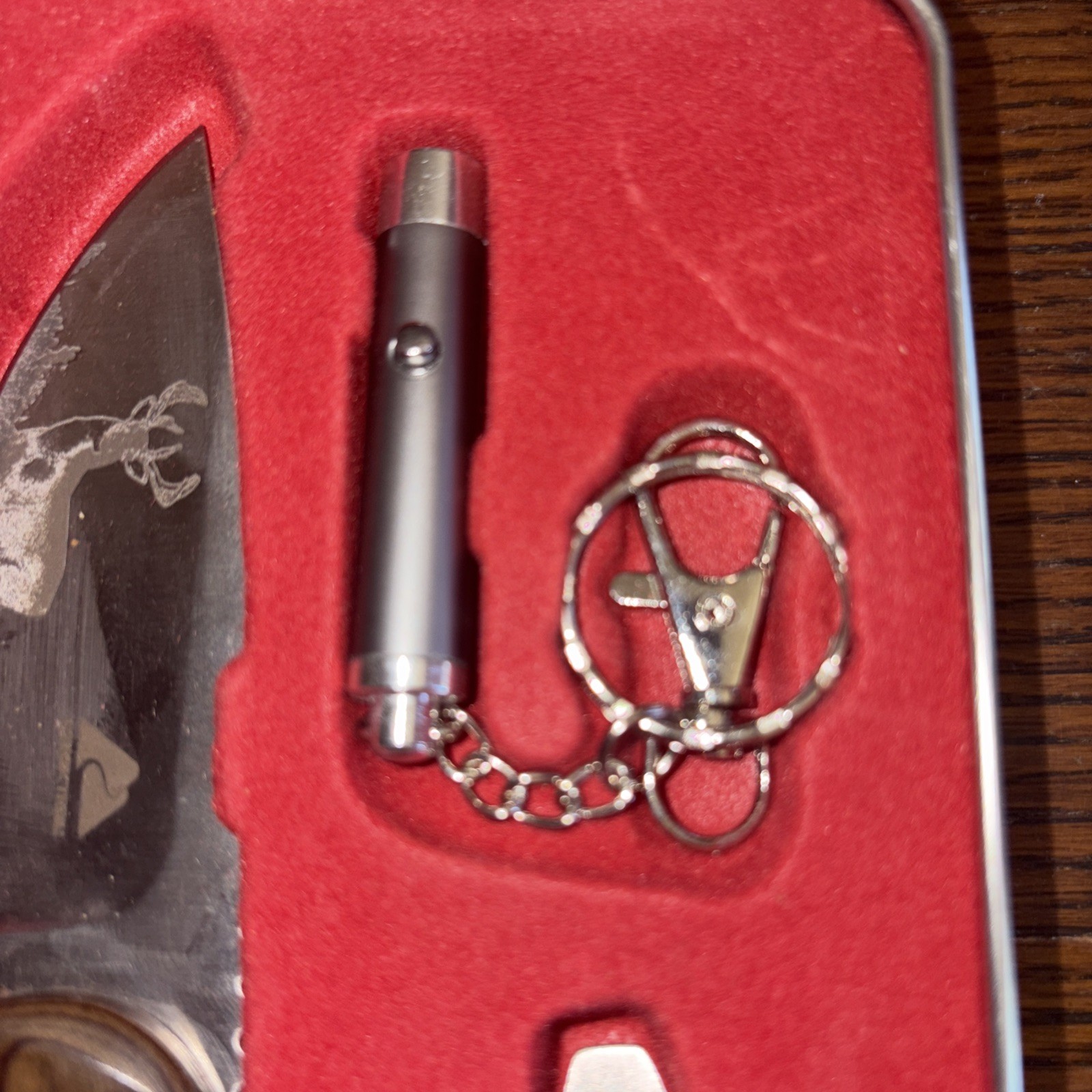 Ozark Trail Knives & Bottle Opener With Screwdriver & Flashlight New/Opened Box