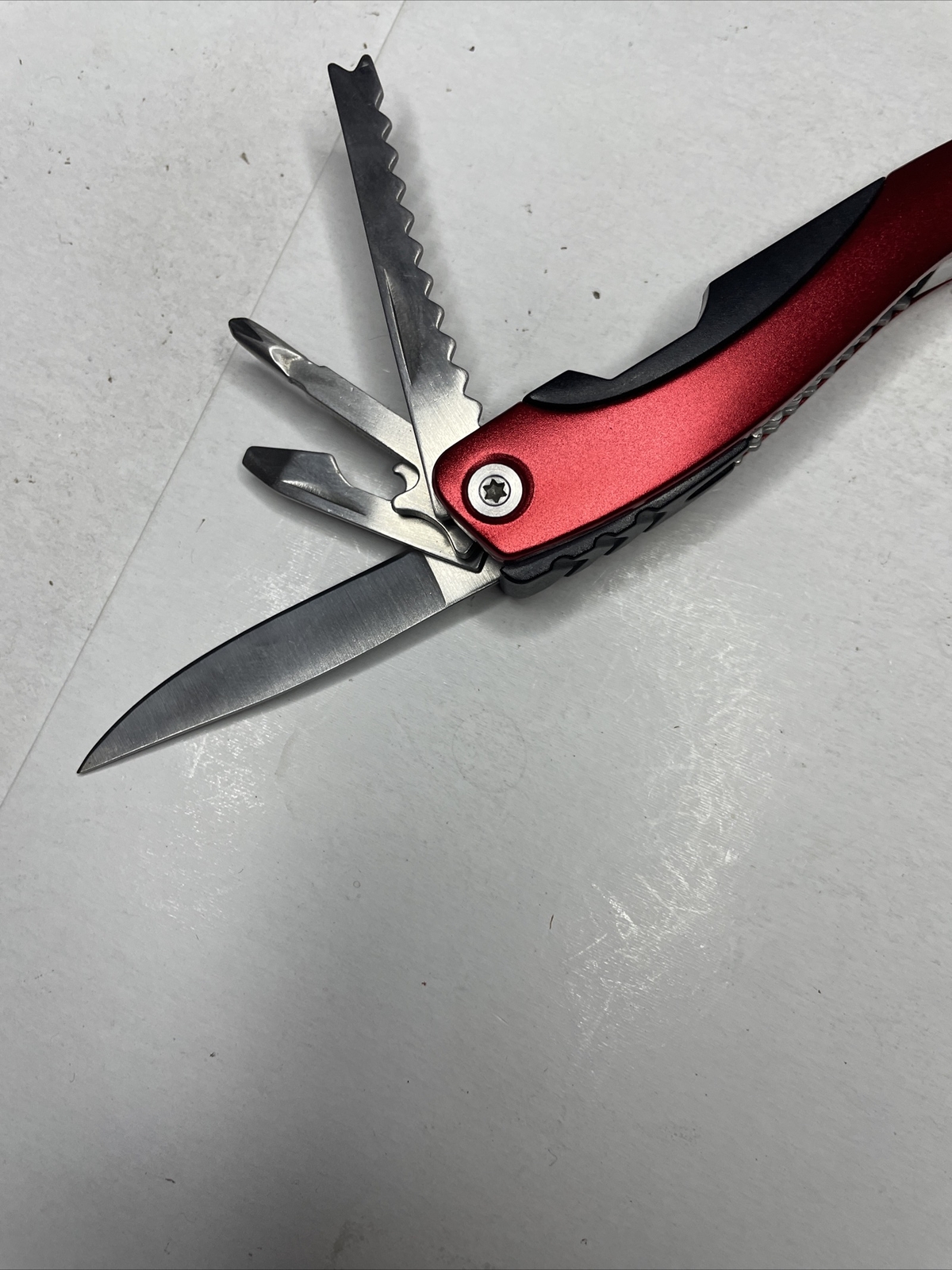 Multi-Tool Multitool Red Swiss Force 13-IN-1 for Fishing Camping Biking Hiking