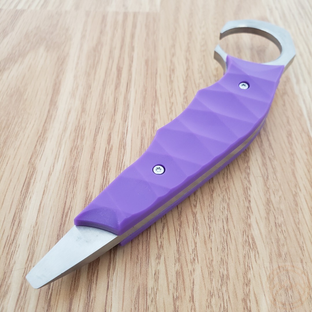 Cuma Survival School BADD Beer Tool 3Cr13 Steel Construction Purple Composition