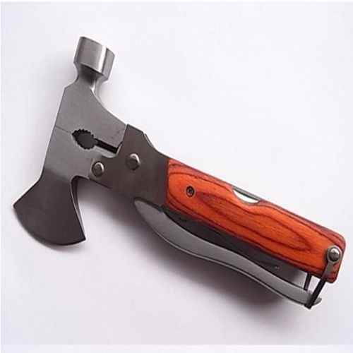 Multi Tool Hammer Saw Axe Knife Wire Cutter Pliers Wrench Screwdriver