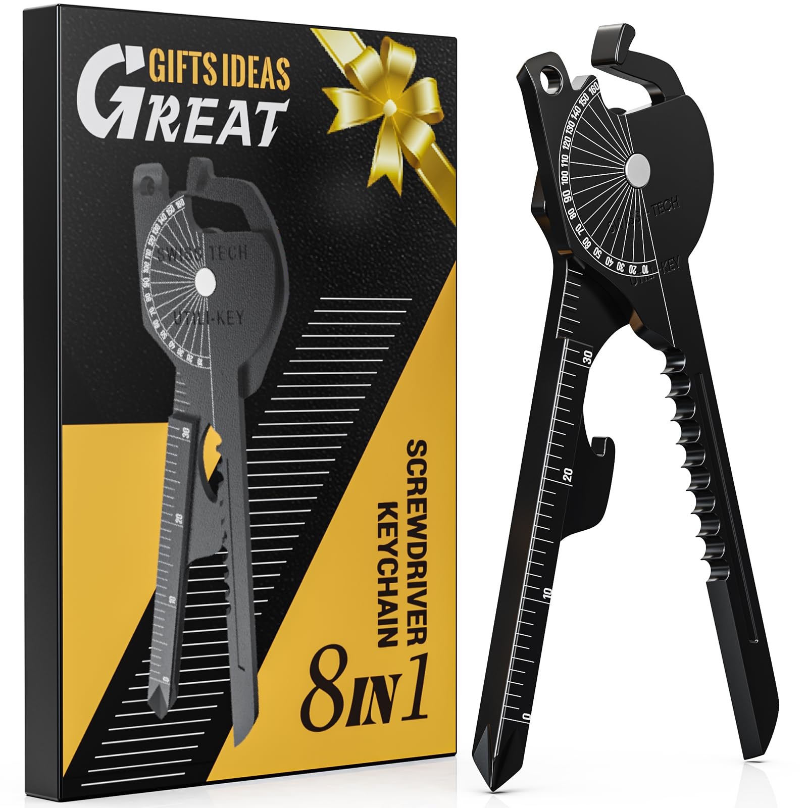 8-in-1 Screwdriver Tool Stocking Stuffer Gift for Men Dad Husband QTY 10 Pack